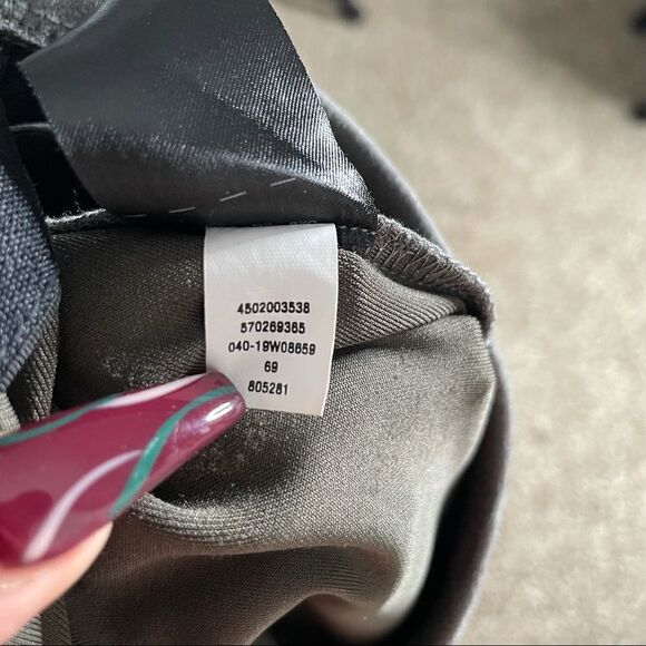 WHBM White House Black Market Gray Ultra-Suede Leggings Pants - Picture 11 of 12